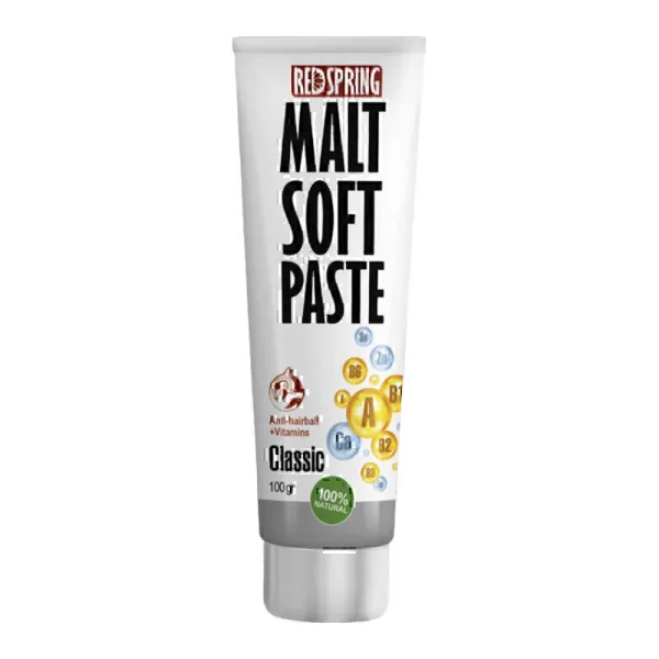 خمیر مالت ضد گلوله مویی گربه کلاسیگ رداسپرینگ Redspring Malt Soft Paste Classic وزن 100 گرم