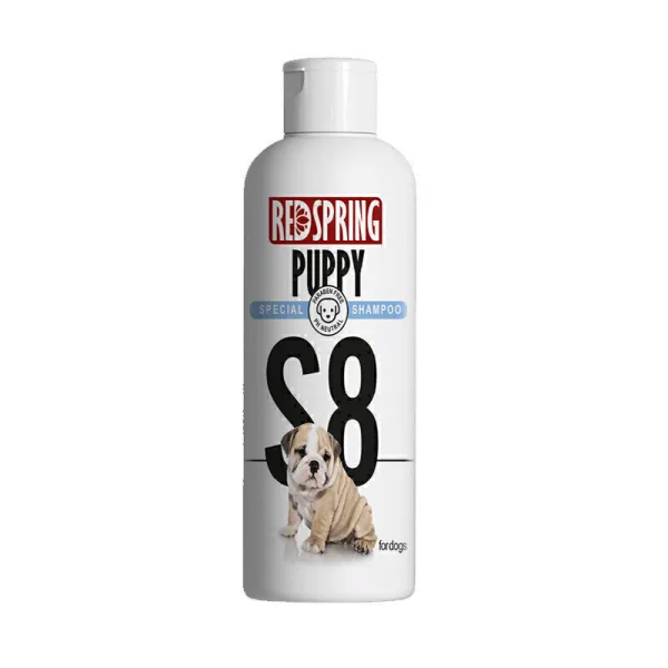 شامپو سگ S8 مخصوص توله سگ رداسپرینگ Redspring Puppy Shampoo S8 حجم 300 میلی لیتر